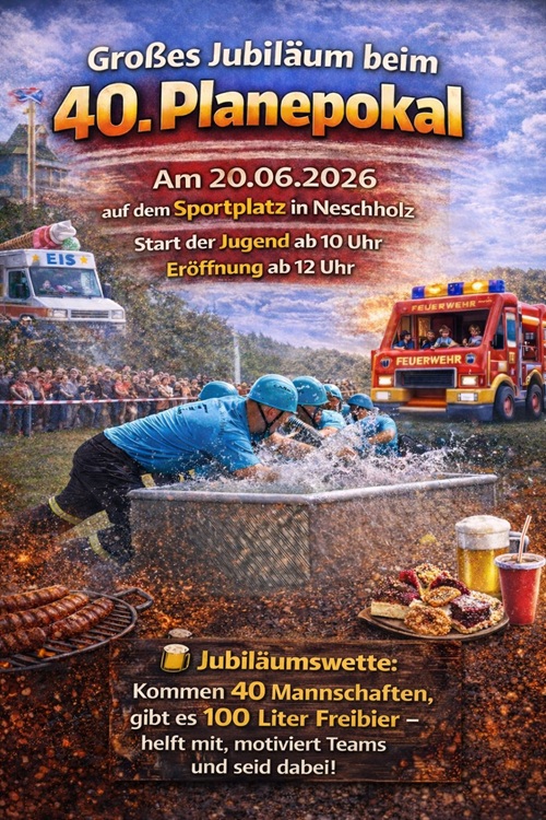 Flyer 40. Planepokal